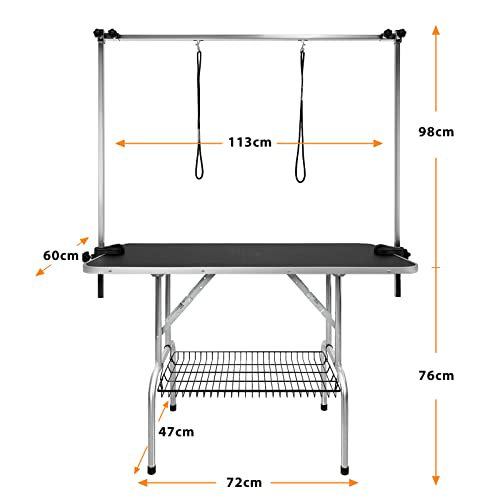 Archie & Oscar Sasser Folding Grooming Table Wayfair.co.uk